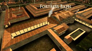 Animation of ancient Roman Fort in Caerleon Wales [upl. by Anima]