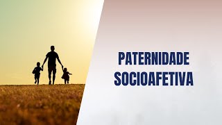 Paternidade socioafetiva [upl. by Andryc]