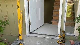 Jeld Wen Front Door Installation  Really crappy products and craftsmanship PART 1 [upl. by Mcmaster]