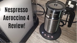 Nespresso Aeroccino 4 Milk Frother Review  Worth upgrading from the Aeroccino 3 [upl. by Hosfmann370]