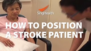 How To Position A Stroke Patient [upl. by Grannia]