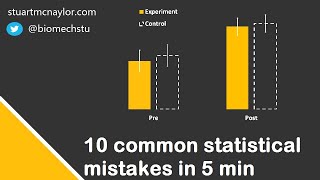 Ten Statistical Mistakes in 5 Min [upl. by Adnawt]