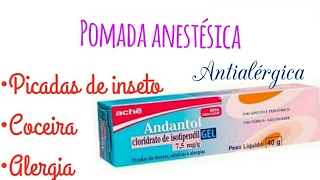 Resenha PomadaAndantol Gel [upl. by Letitia190]