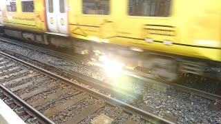 Merseyrail 507 009 making arcs at Birkdale station [upl. by Geerts]