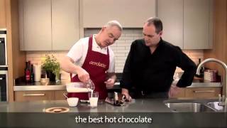 How to make a hot chocolate using an aerolatte milk frother [upl. by Shaddock293]