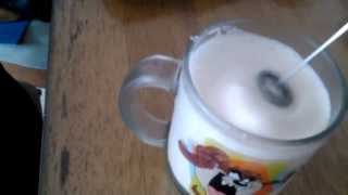 Aerolatte Review Frothing Cold Milk In Under 1 Minute [upl. by Nyra427]